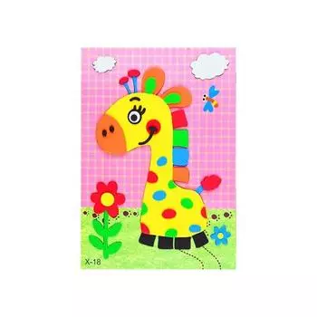 Наклейка 1 шт. Трехмерная паста для рисования, детские игрушки, детский сад, ручная работа, набор материалов для самостоятельного изготовления, головоломка для раннего образования 3PCS