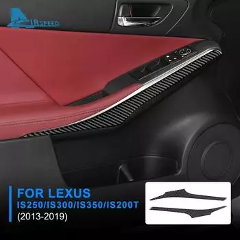 Наклейка AIRSPEED для Lexus IS250 300 350 200T 2013-автомобильная накладка из настоящего углеродного волокна, автомобильная внутренняя крышка