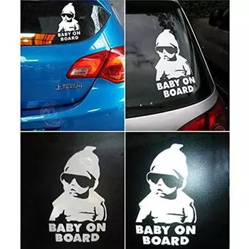 Наклейка Baby On Board Baby Baby Baby на борту автомобиля, тюнинговая наклейка Wt