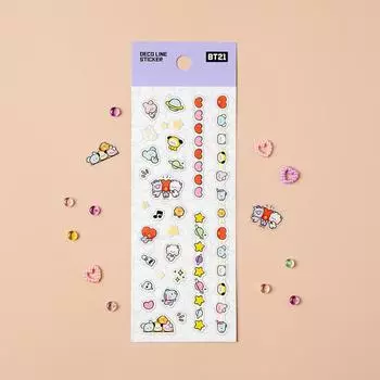 Наклейка BT21 Decoline
