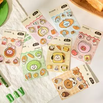 Наклейка BT21 для пекарни CHIMMY