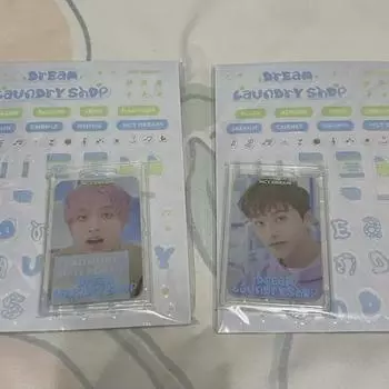 Наклейка-держатель для фотографий Ncitydream Laundry Shop с изображением Марка и Хэчана уже в продаже!