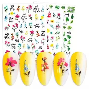 Наклейка для дизайна ногтей, привлекательная сильная липкая бумага, красочная наклейка для ногтей, дизайн ногтей «сделай сам» 5