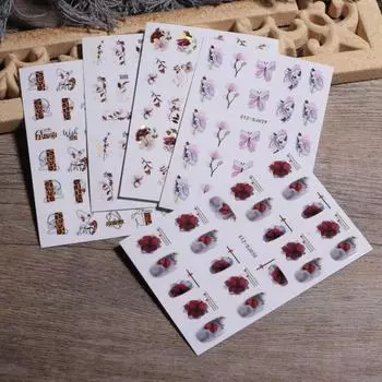 Наклейка для дизайна ногтей, самоклеящаяся декоративная наклейка без запаха, стильная наклейка для маникюра «сделай сам», слайдер, принадлежности A