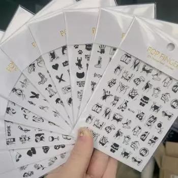 Наклейка для маникюра, многофункциональная экологически чистая уникальная отличная сексуальная наклейка для ногтей для девочек, аксессуары для рукоделия «сделай сам» для студентов A