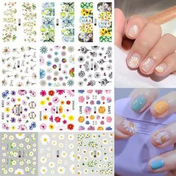 Наклейка для ногтей, безопасная, невыцветающая, без запаха, для женского дизайна ногтей