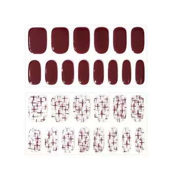 Наклейка для ногтей Glossy Blossom Pro Baking Zel, Axum, 1 шт.