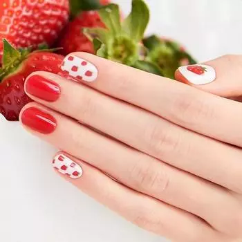 Наклейка для ногтей Jelly Nelli, сладкая ягода, 1 комплект