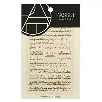 Наклейка для ногтей PASSET real art, ART85, 1 шт.