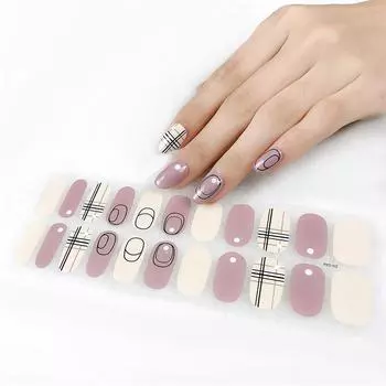 Наклейка для ногтей, водонепроницаемая, 3D, трехмерная, клеевая линия, наклейка для нейл-арта