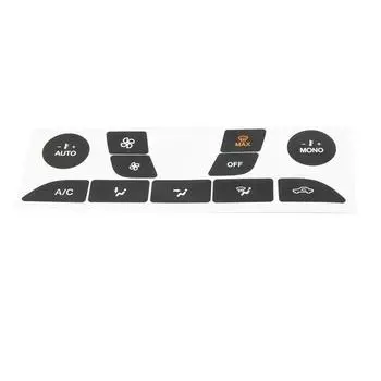 Наклейка для ремонта кнопок кондиционера, центральная консоль автомобиля, наклейки для кнопок климат-контроля, наклейки для Ford Focus 1999-2005 CHINA