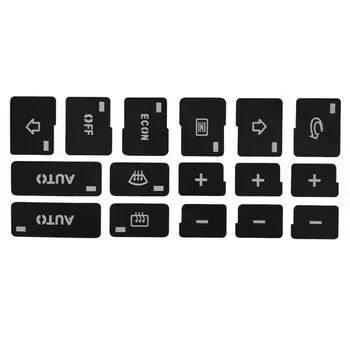 Наклейка для ремонта панели кондиционера автомобиля для A4 B6 B7 AC Control Dashboard Button Recovery Decals CHINA