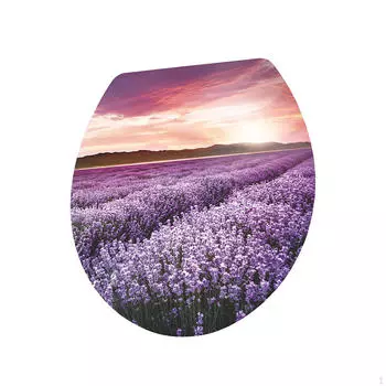 Наклейка для сиденья унитаза в ванной, водонепроницаемая, дизайн своими руками Style A