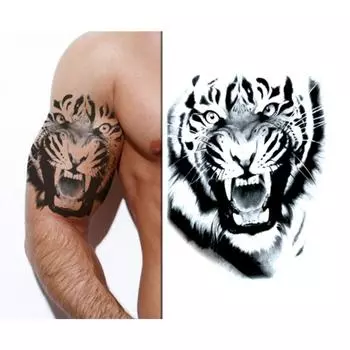 Наклейка для татуировки Irezumi, копия татуировки, хна, демон, дракон, тигр, карп, Будда, 1 шт., Soho1
