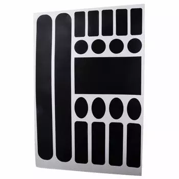 Наклейка для украшения кузова автомобиля, светоотражающая наклейка для мотоцикла, этикетка для велосипеда, наклейка для предотвращения столкновений чёрный