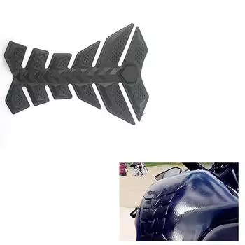 Наклейка Fishbone на топливный бак мотоцикла, модификация аксессуара, наклейка на корпус, 3D, трехмерная резиновая наклейка Fishbone зелёный