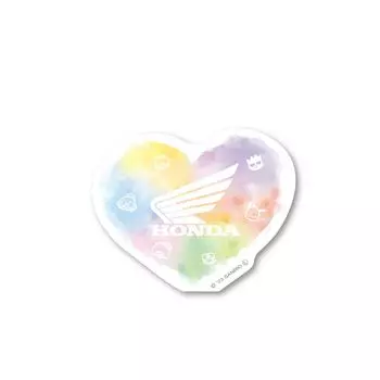 Наклейка Hapidanbui x Super Cub Наклейка с изображением сердца Sanrio Super Cub Honda Cute Collaboration Brand LCS1614 Вырубной