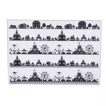 Наклейка Хорошая вязкость Различные формы Пастер Красивое рукоделие Украшение дома Изготовление открыток Календарь Фотоальбом