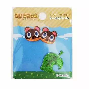 Наклейка Inagaki Clothing Animal Crossing Patch Adhesive Mamekichi Tsubukichi ADS003/наклейка с утюгом и