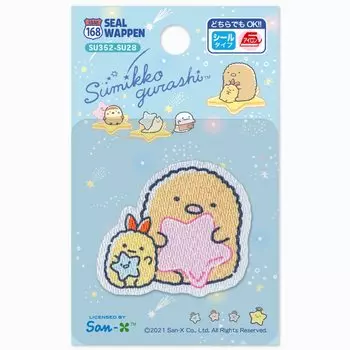 Наклейка Iroha ism Sumikko Gurashi, железная нашивка, звездное небо, прогулка SU352-SU28