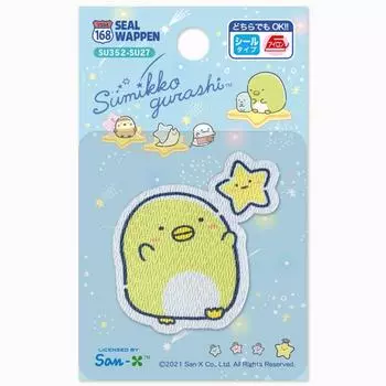 Наклейка Iroha ism Sumikko Gurashi, железная нашивка, звездное небо, прогулка SU352-SU27