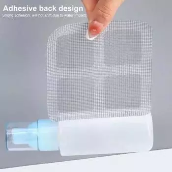 Наклейка из стекловолокна, дренажная крышка, уловитель волос, предотвращает засорение канализации, клейкая наклейка 30PCS