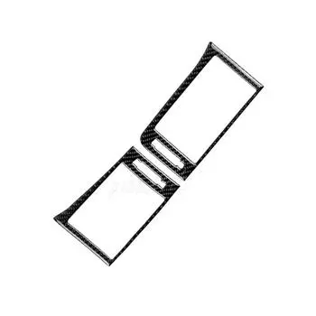 Наклейка из углеродного волокна на левый и правый воздуховод для автомобиля 3D для Lexus IS250 300H Украшение салона автомобиля Аксессуары для стайлинга автомобиля чёрный