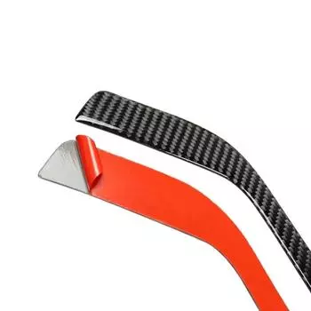 Наклейка из углеродного волокна на переднюю противотуманную фару, декоративная наклейка для Cadillac XT5 2016-2019, аксессуары для стайлинга автомобиля чёрный