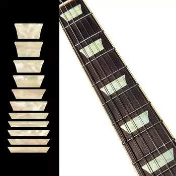 Наклейка Jockomo Mountain Block White Inlay для гитары (Состаренный жемчуг)