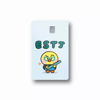 Наклейка-карта Line Friends Mini Salini Gesty ESTJ (Вариант продукта)