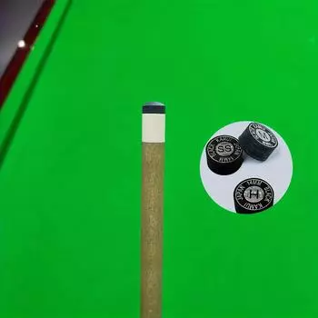 Наклейка кия Kamui черного цвета 14 мм, наклейка кия для снукера, аксессуары для замены и ремонта наклеек кия, доступны в вариантах твердости SS, M и H. H