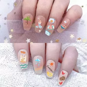 Наклейка Клубника Наклейки для ногтей Украшения для ногтей Мультяшные наклейки для ногтей Аксессуары для ногтей 8