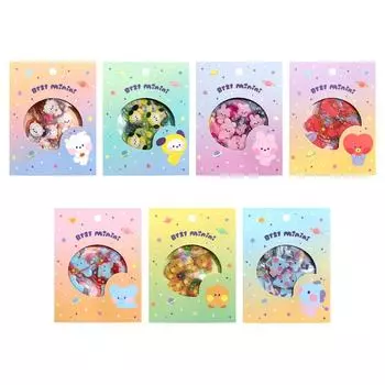 Наклейка Line Friends BT21 Minini Flake (7 вариантов) #MANG 1PACK