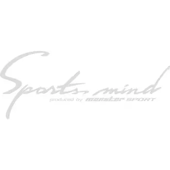 Наклейка MONSTER SPORT SportsMind 320 x 128 мм Monster Sports Official Sports Mind (Серебряный) 896101-0000М