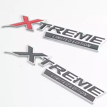 Наклейка на эмблему автомобиля XTREME LIMITED EDITION чёрный