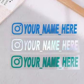 Наклейка на автомобиль, имя пользователя, персонализированные виниловые наклейки для мотоцикла, для настройки, нужны примечания, наклейка на автомобиль белый