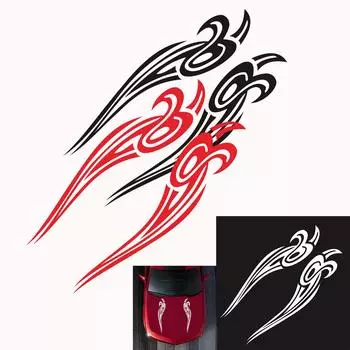 Наклейка на автомобильные аксессуары пылезащитная, простая и быстрая установка белый