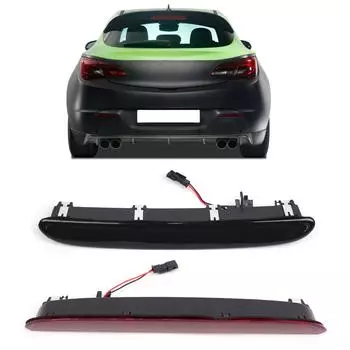 Наклейка на автомобильный стоп-сигнал, 3-й стоп-сигнал для Vauxhall/Opel Astra J 2010-16, задний стоп-сигнал 13372164 красный