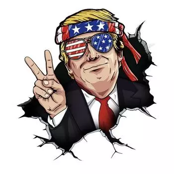 Наклейка на автомобиль President Декоративные наклейки на автомобиль President Decals Наклейки на окна грузовиков Уникальные President 2024
