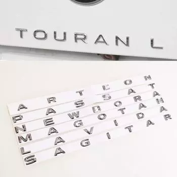 Наклейка на багажник автомобиля, декоративная наклейка для TOURAN PASSAT SAGITAR PHIDEON ARTEON MAGOTAN LAMANDO LAVIDA SANTANA Touareg TOURAN чёрный