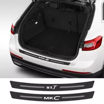 Наклейка на бампер автомобиля, наклейка на багажник из углеродного волокна, автомобильные аксессуары для Lin.coln AVIA.TOR Continental Navigator MKZ MKT MKC MKS MKX For MKC белый