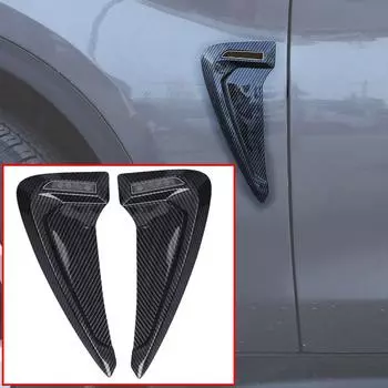 Наклейка на боковую крышку воздуховода автомобиля, универсальная для крыла BMW 1 3 5 6 E39 E46 E60 E90 X1 X3 X5 F30, мягкая наклейка из АБС-пластика