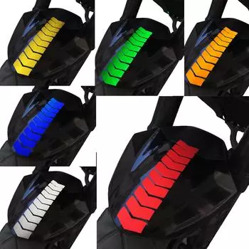 Наклейка на брызговик со стрелкой Светоотражающий, флуоресцентный, однотонный CinarExtreme