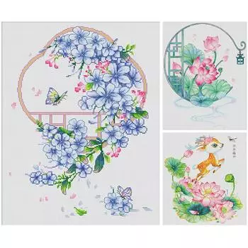 Наклейка на бумажном носителе 16-каратного цвета Blumen-K 4165