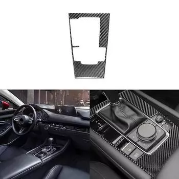 Наклейка на центральную консоль из углеродного волокна для переключения передач Mazda 3 Axela 2020