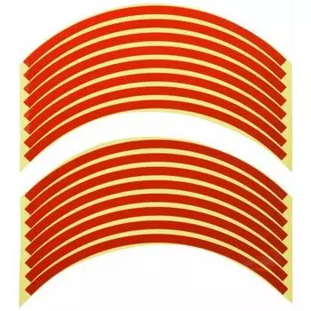 Наклейка на центральный обод велосипедных деталей для 12 дюймов, красная 901811