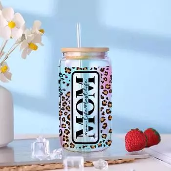 Наклейка на чашку Yousheng, самодельная наклейка для переноса на чашку, мультяшная наклейка на бутылку с водой для стеклянной мебели, керамики, кофейной чашки A