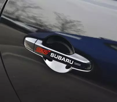 Наклейка на дверь Subaru STI Levorg WRX Outback BRZ Forester G4 Crossover XV Cool, термостойкая, светоотражающая, водонепроницаемая (Гинкаку)