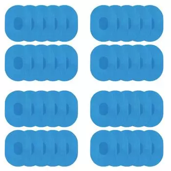 - Наклейка на дыхательный датчик 10 шт. Портативная для монитора уровня глюкозы в крови (синий)