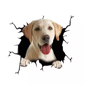 Наклейка на холодильник, тип животного, статическая наклейка на окно автомобиля, украшение, ПВХ, обои